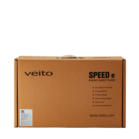 Однофазный проточный водонагреватель Veito Speed E